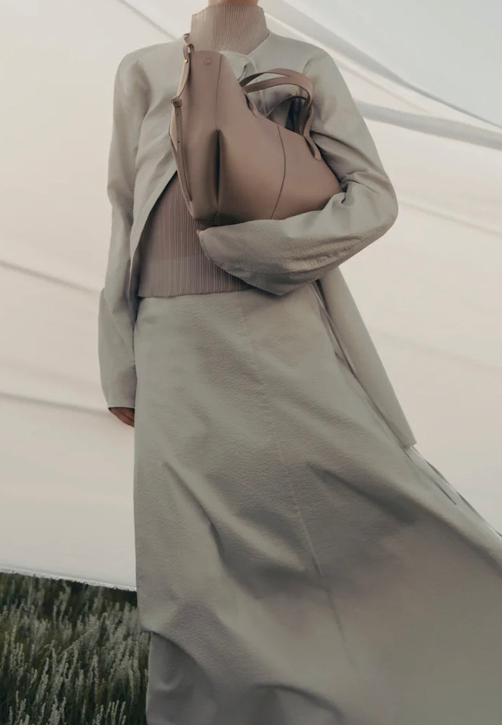 Cyme Mini Taupe Grainé