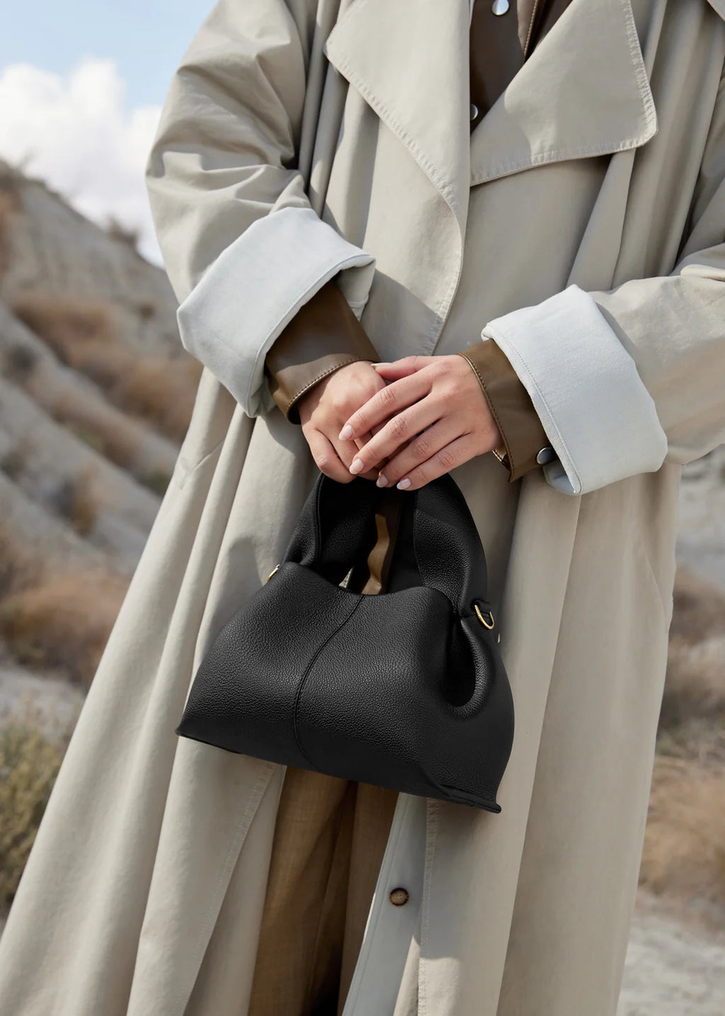 Numéro Neuf Mini Noir Grainé